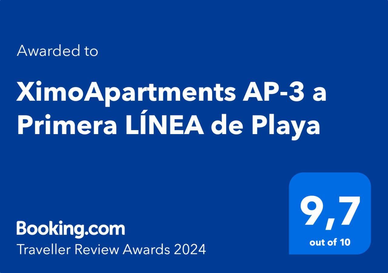 Ap-3 Ximoapartments A Primera Linea Playa & Chimenea 올리바 외부 사진